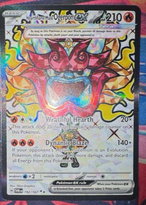 Hearthflame Mask Ogerpon ex, graded 9.5
