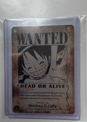 Monkey.D.Luffy (118), graded 9.0