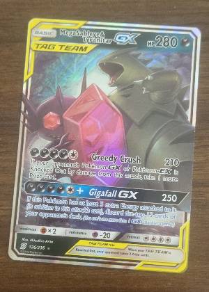 Mega Sableye & Tyranitar GX, graded 9.0