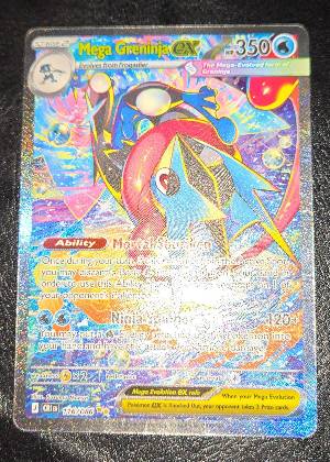 Mega Greninja ex, graded 9.0