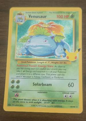 Venusaur, graded 7.5
