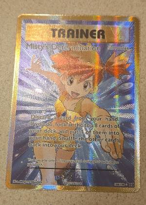 Misty's Determination (Full Art), graded 9.0