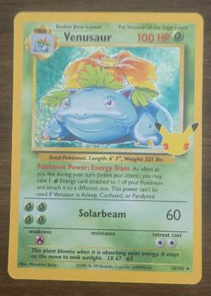 Venusaur, graded 7.0