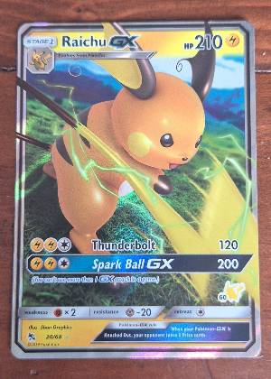 Raichu GX, graded 9.5