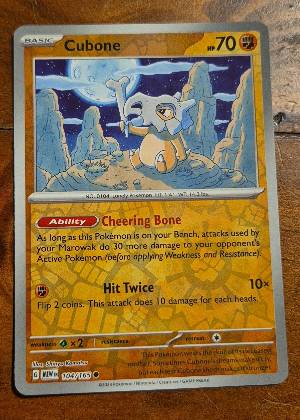 Cubone graded 9.5