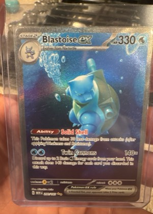 Blastoise ex, graded 2.5