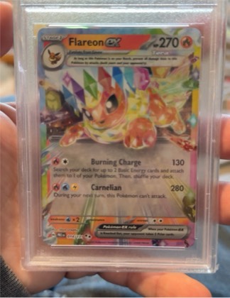 Flareon ex, graded 9.5