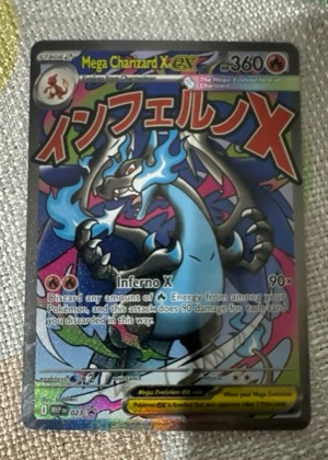 Mega Charizard X ex, graded 9.0