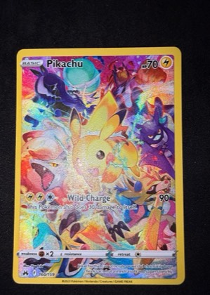 Pikachu (Secret), graded 9.5
