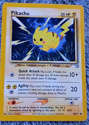 Pikachu, graded 6.5