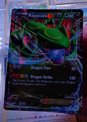 Rayquaza EX, graded 8.0