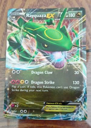 Rayquaza EX, graded 8.0