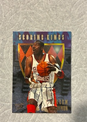 1996 SkyBox Premium Hakeem Olajuwon, graded 7.5