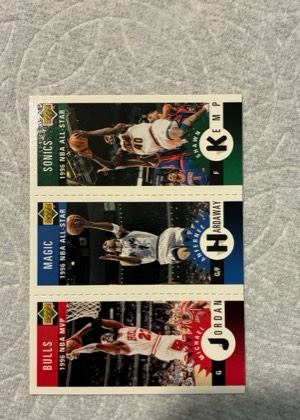 Michael Jordan / Anfernee Hardaway / Shawn Kemp, graded 8.5