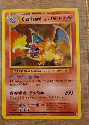 Charizard graded 8