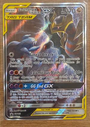 Garchomp & Giratina GX - SM193 graded 8.5