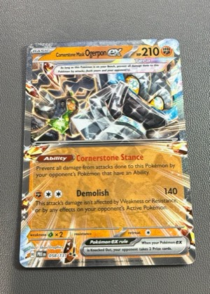 Cornerstone Mask Ogerpon ex, graded 9.5