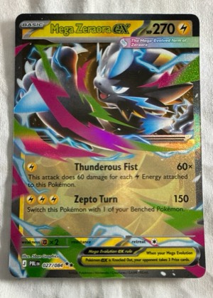 Mega Zeraora ex, graded 9.0