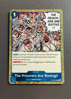 The Prisoners Are Rioting!!, graded 9.0