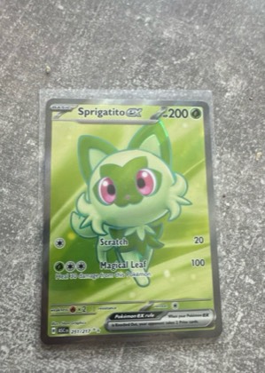 Sprigatito ex graded 8