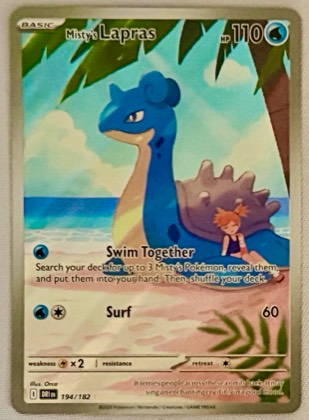 Misty's Lapras graded 9