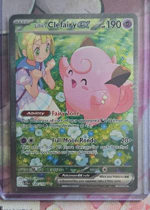 Lillie's Clefairy ex - 184/159 graded 9.5