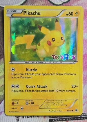 Pikachu - 26/83 (Toys R Us), graded 9.5
