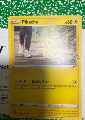 Pikachu (27) graded 9