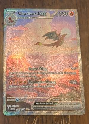 Charizard ex - 199/165 graded 8.5