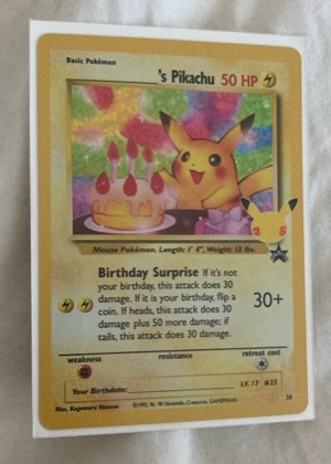 ______'s Pikachu, graded 8.0