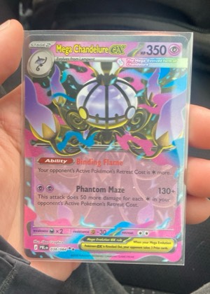 Mega Chandelure ex - 038/084 graded 9