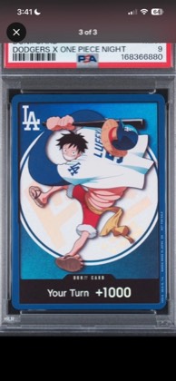 Monkey D. Luffy, graded 7.5