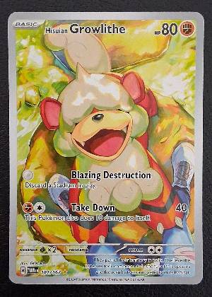 Hisuian Growlithe, graded 9.5