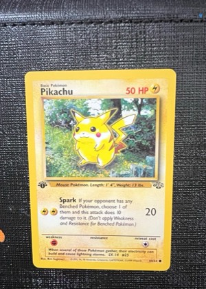 Pikachu, graded 8.0