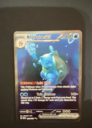 Blastoise ex, graded 9.0
