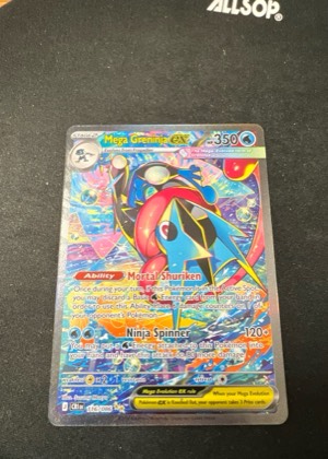 Mega Greninja ex, graded 9.0