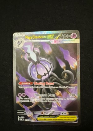 Mega Chandelure ex graded 9