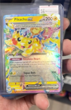 Pikachu ex graded 9