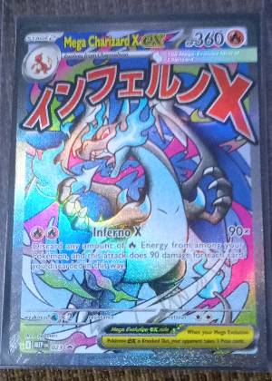 Mega Charizard X ex, graded 8.0