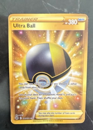 Ultra Ball - 196/198 (Cosmos Holo), graded 2.5