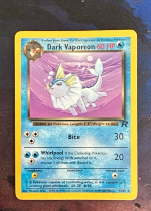 Dark Vaporeon, graded 8.0