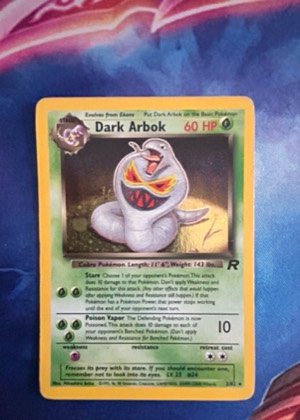 Dark Arbok (2), graded 8.0