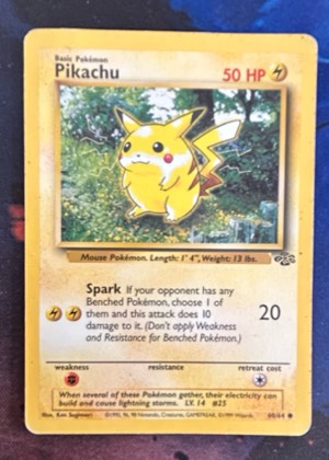 Pikachu, graded 6.5