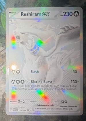 Reshiram ex, graded 9.0