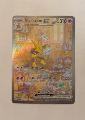 Alakazam ex graded 8.5