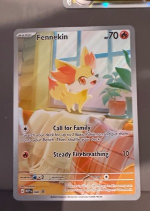Fennekin - 080, graded 9.0