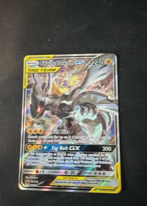 Pikachu & Zekrom GX, graded 9.5