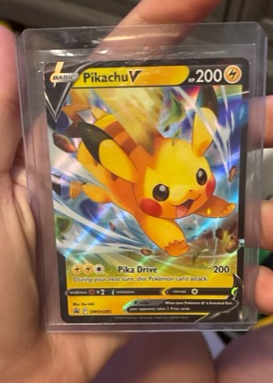 Pikachu V, graded 9.0