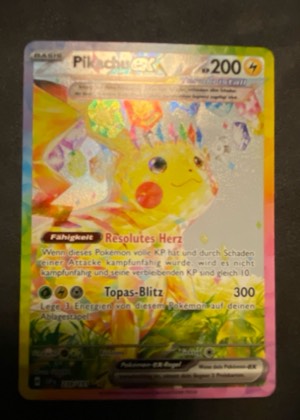 Pikachu ex, graded 8.0
