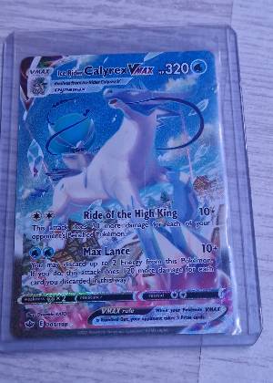 Ice Rider Calyrex VMAX (Alternate Art Secret), graded 9.0